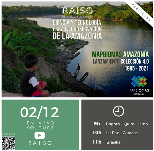 Lançamento da Coleção Amazon Mapbiome 4 (1985-2021)  