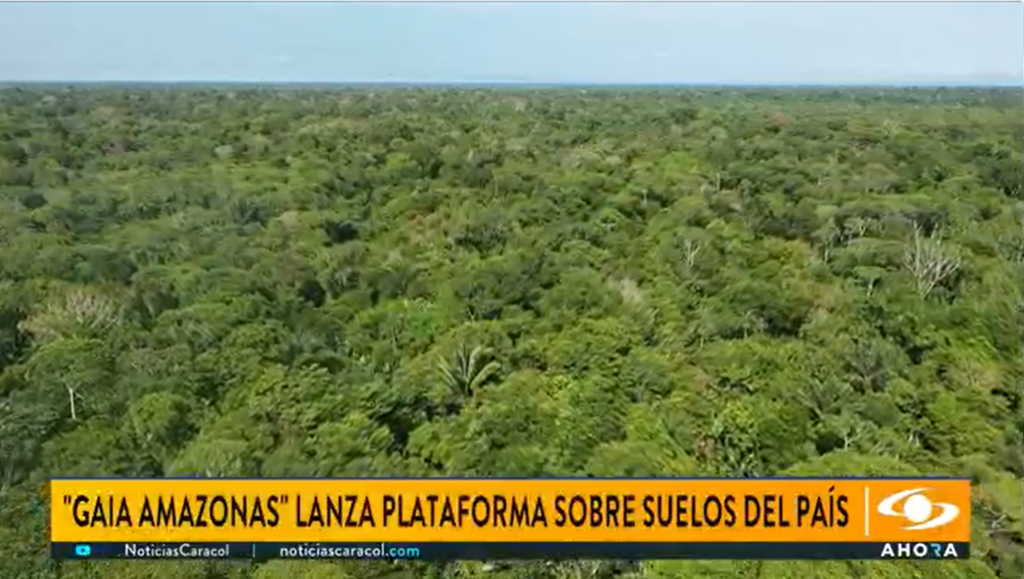 Fundación Gaia Amazonas apresenta hoje a primeira plataforma com 38 anos de informações sobre os usos e mudanças do solo colombiano